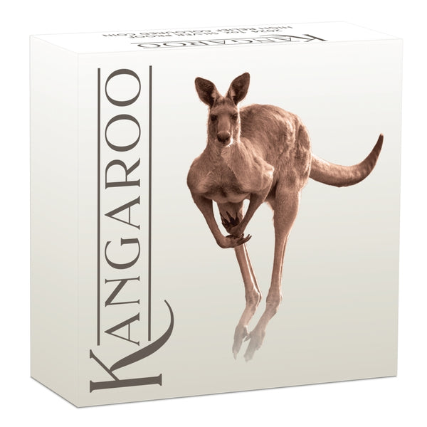2024 Australian Kangaroo $1 Coloured 1oz Silver Proof High Relief Coin