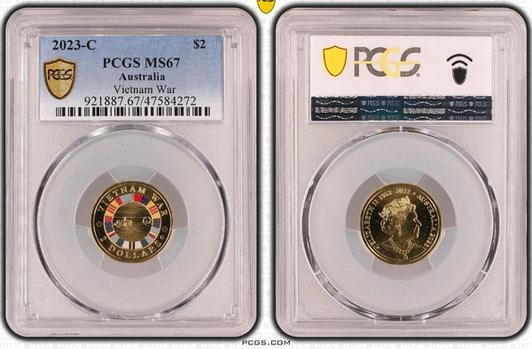 2023-C Vietnam War $2 'C' Mintmark MS68