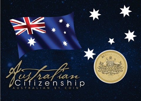 2025 Australian Citizenship $1 Carded Coin