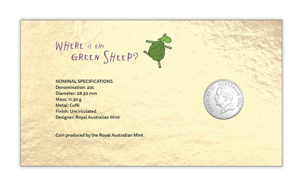 2024 Where is the Green Sheep 20th Anniversary 20c PNC