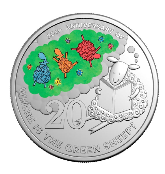 2024 Where is the Green Sheep 20th Anniversary 20c PNC