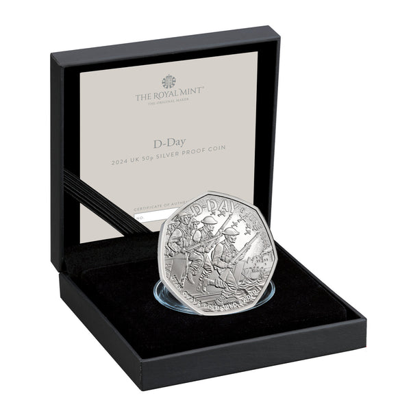 2024 D-Day 80th Anniversary 50p Silver Proof Coin