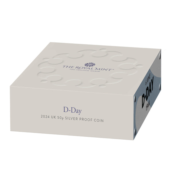 2024 D-Day 80th Anniversary 50p Silver Proof Coin