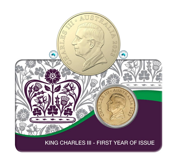 2023 King Charles III $1 Al-Br Coin Pack