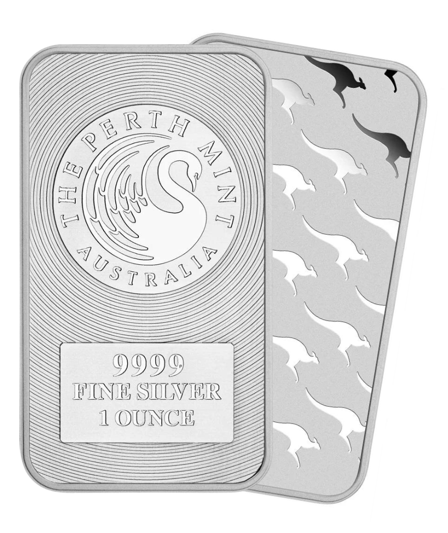 Kangaroo 1oz Silver Minted Bullion Bar