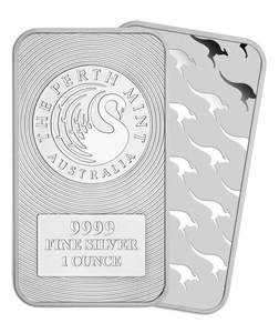 Kangaroo 1oz Silver Minted Bullion Bar