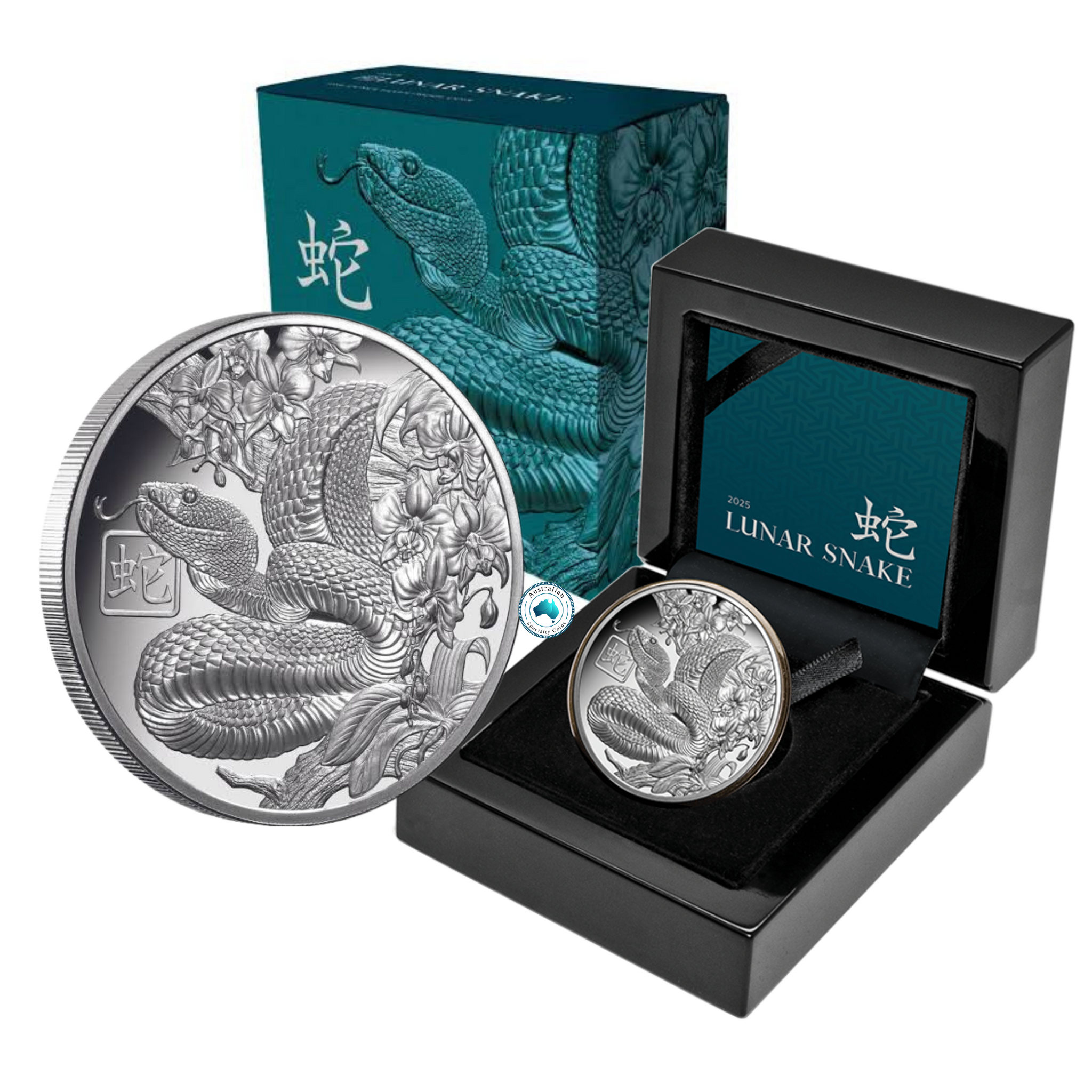 2025 Lunar Snake $1 1oz Silver Proof Coin