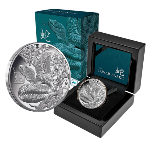 2025 Lunar Snake $1 1oz Silver Proof Coin
