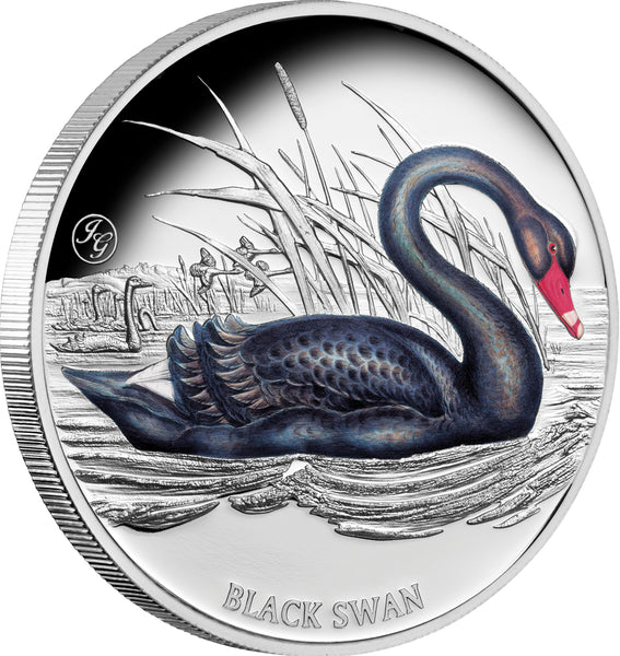 Black Swan 2024 $1 1oz Silver Proof Coin