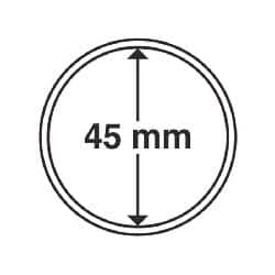 Lighthouse Coin Capsules 45mm (pack of 10)