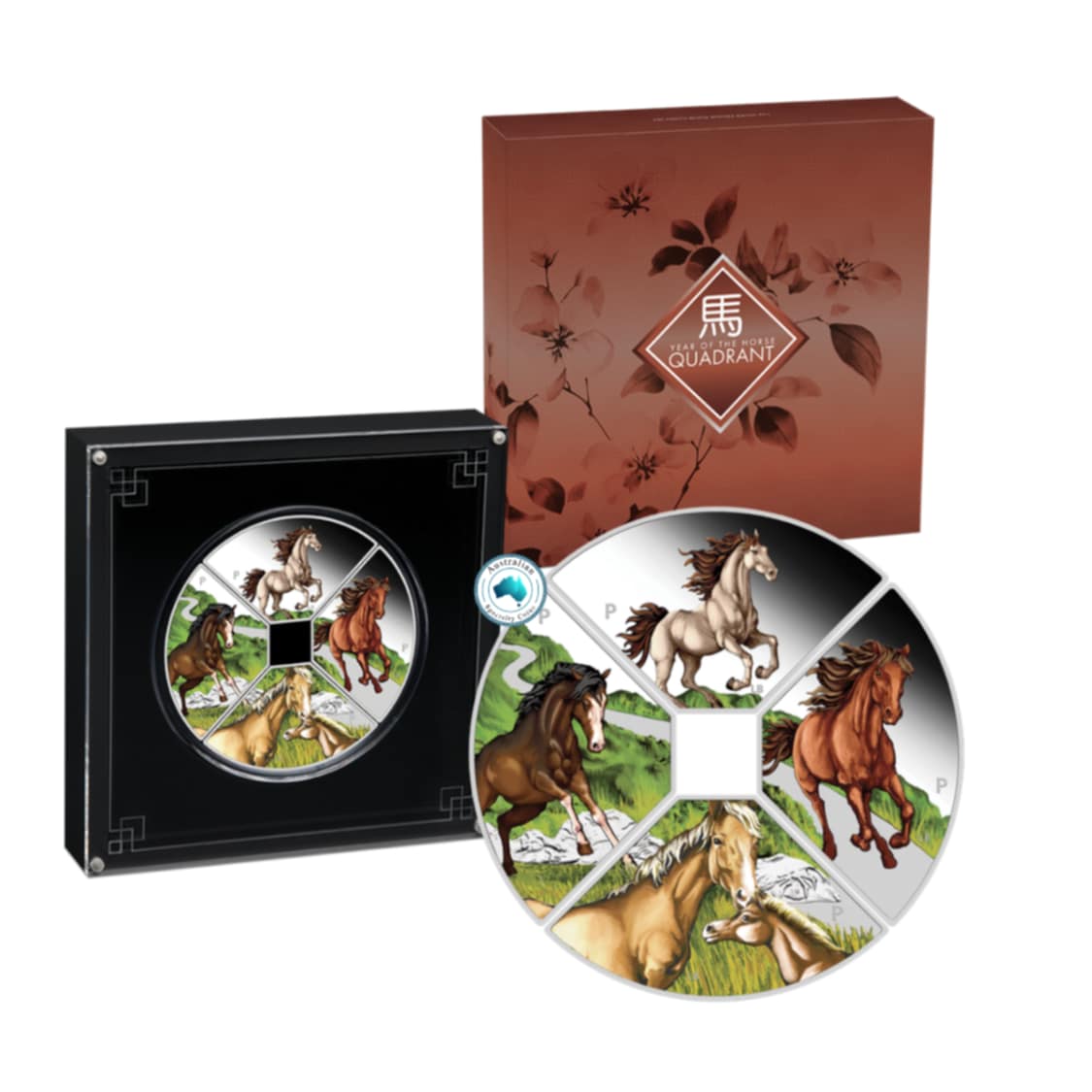 2026 Year of the Horse Quadrant 1oz Silver Proof Four-Coin Set