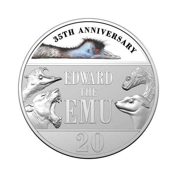 2023 Edward The Emu 20c Postal Numismatic Cover (PNC)