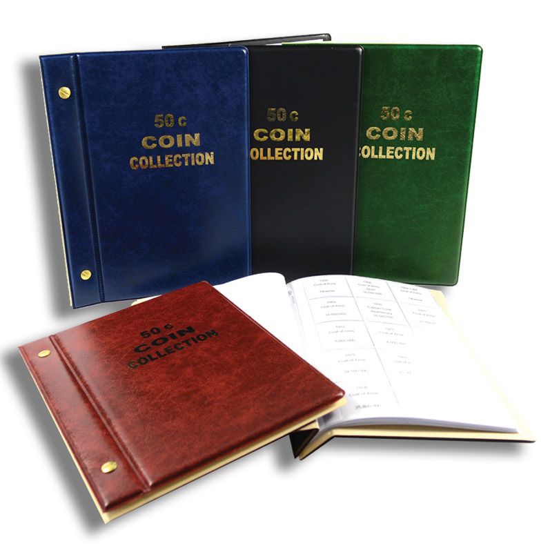 VST Coin Collection Album - 50c - Includes Pages