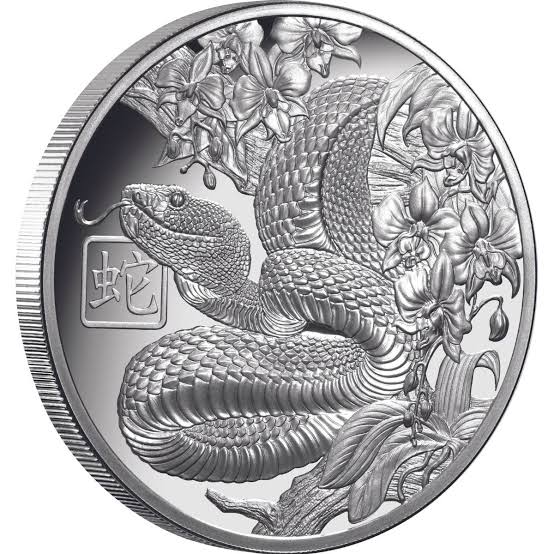 2025 Lunar Snake $1 1oz Silver Proof Coin