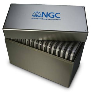 NGC Plastic Storage Box for 16 Oversize Slab Coin Holders