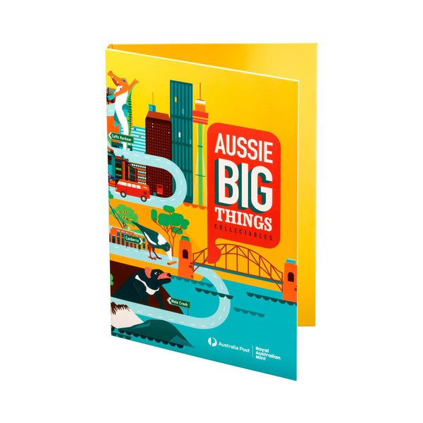 Aussie Big Things - Display Folder and 10 Coin Tube Set