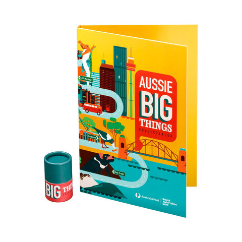 Aussie Big Things - Display Folder and 10 Coin Tube Set