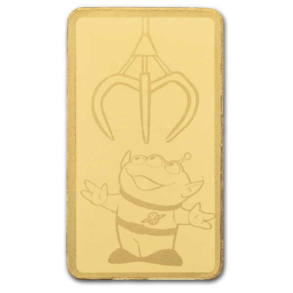 2026 Toy Story 'The Claw' 1g Rectangle Gold Coin