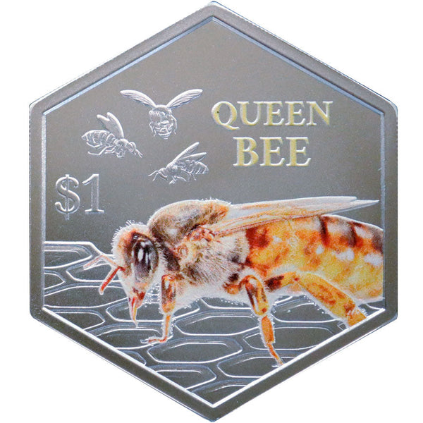 2026 Queen Bee 1oz Silver Coloured Proof Coin