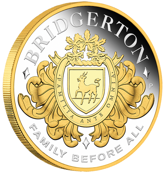 2026 House of Bridgerton 2oz Silver Proof Gilded Coin