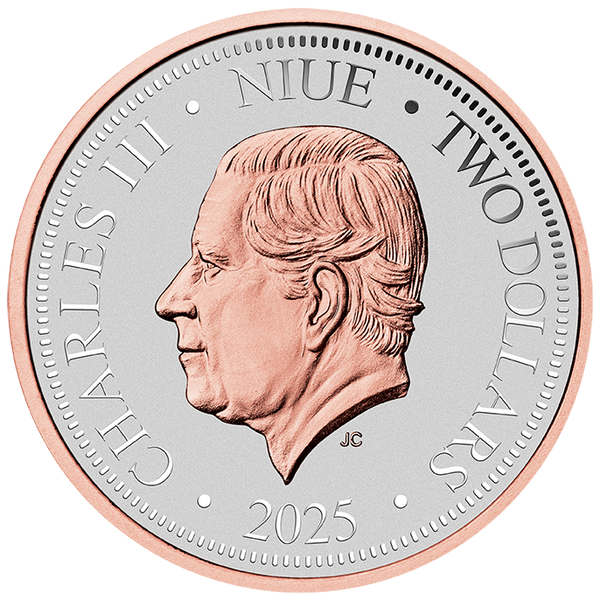 2025 Native Impressions Kookaburra 1oz Super Incused Rose Gold Silver Coin