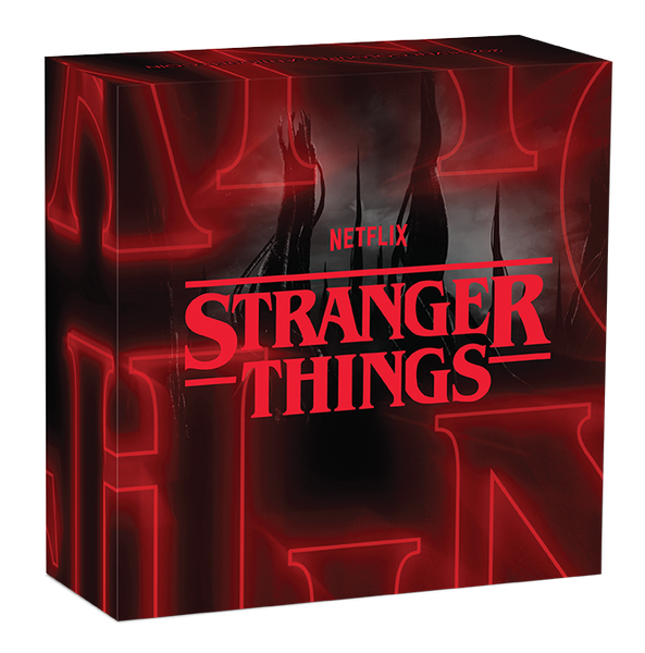 2026 Stranger Things 'Villains' 2oz Silver Antiqued Coloured Coin