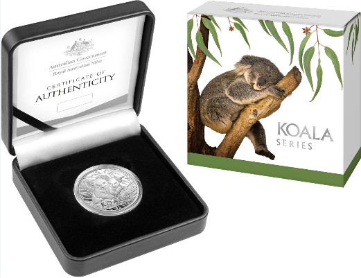 2025 Australia Koala $5 High Relief 1oz Silver Proof Coin