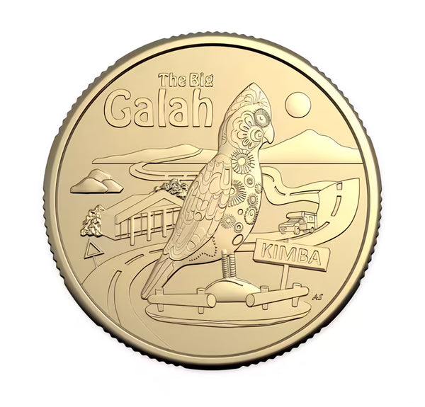 2025 Aussie Big Things 2 The Big Galah $1 Coin Postal Numismatic Cover