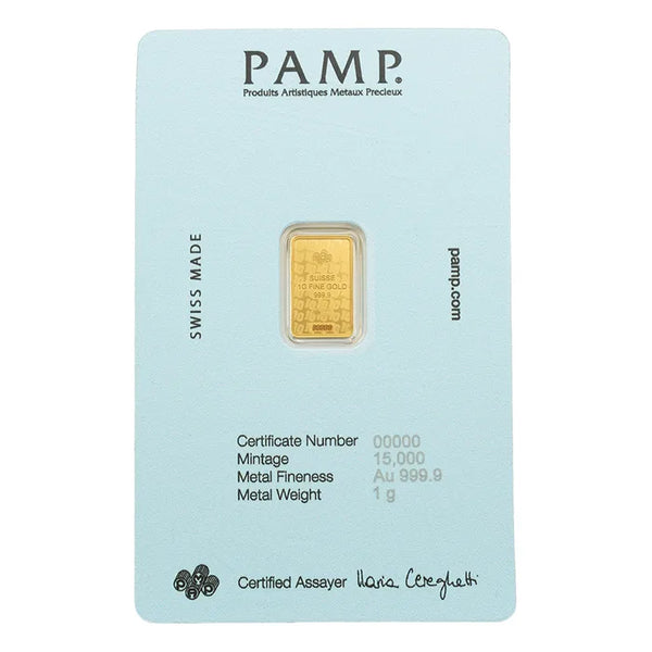 Pamp Suisse Diego Maradona 1g Gold Proof-like Bar