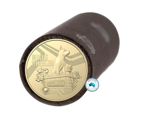 2023 Aussie Big Things 'The Big Blue Heeler' $1 Cotton & Co Roll -Includes Protective Tube