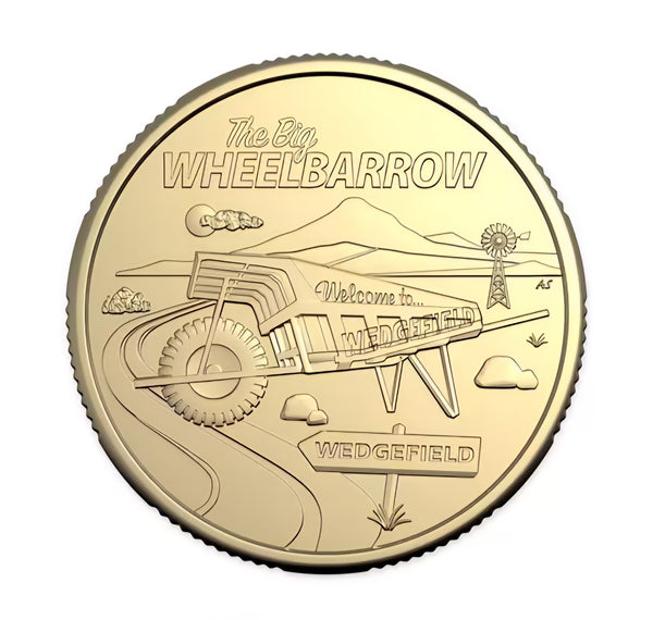 2025 Aussie Big Things 2 The Big Wheelbarrow $1 Coin Postal Numismatic Cover