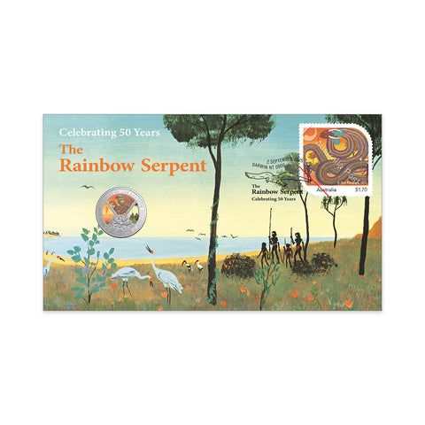 2025 The Rainbow Serpent 50th Anniversary 20c PNC