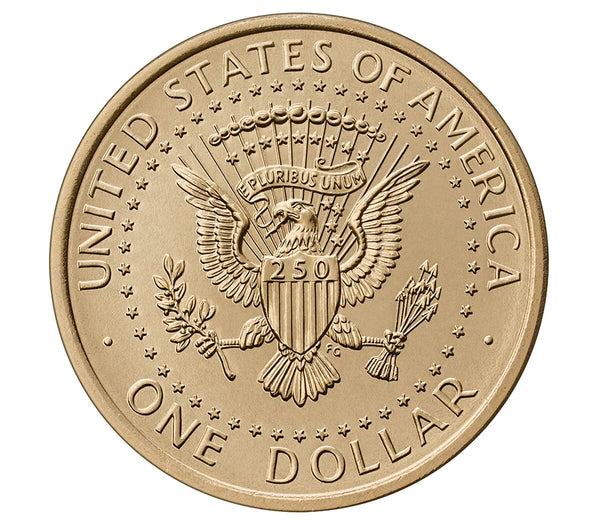 2026 Semiquincentennial President Donald J. Trump 25-Coin $1 Special Wrap Roll (USA)