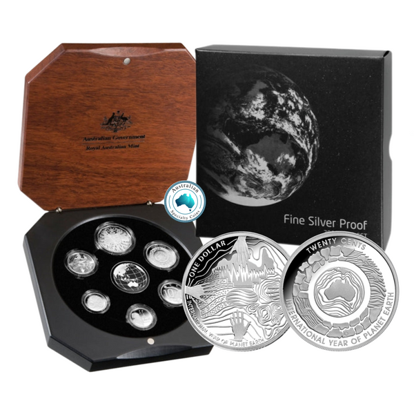 2008 International Year of Planet Earth 6-Coin Masterpieces in Silver Proof Coin Set