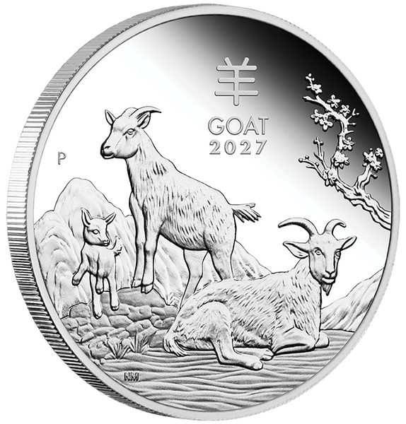 2027 Year of the Goat 1oz Silver Proof Coin