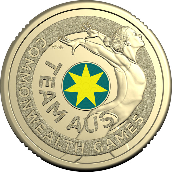 2026 Australia Commonwealth Games Team $2 Colour Aluminium-Bronze 3-Coin Uncirculated Set