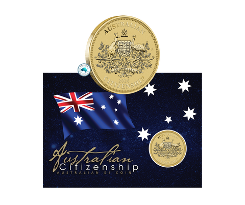 2026 Australian Citizenship $1 Carded Coin