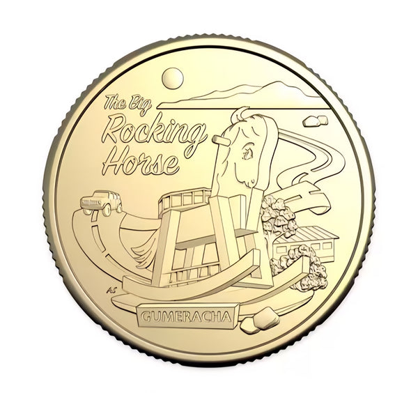 2025 Aussie Big Things 2 The Big Rocking Horse $1 Coin Postal Numismatic Cover
