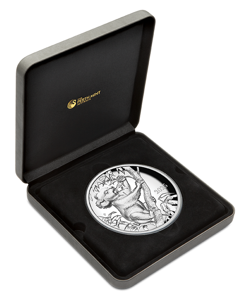 2025 Beth Zaiken Collection The Koala 10oz Silver Proof 
Ultra High Relief Coin