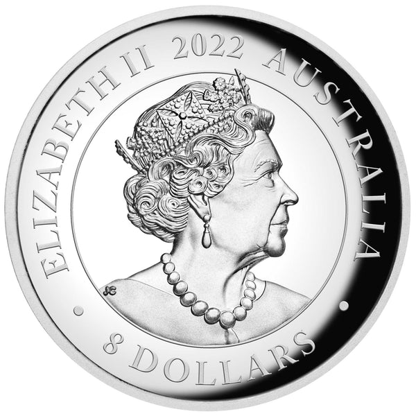 2022 Australian Swan 5oz Silver Proof High Relief Coin