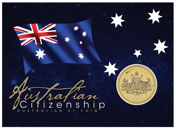 2027 Australian Citizenship $1 Carded Coin