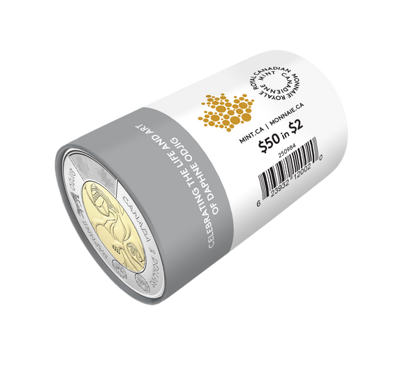 2025 Celebrating the Life and Art of Daphne Odjig $2 Special Wrap Roll Box Set