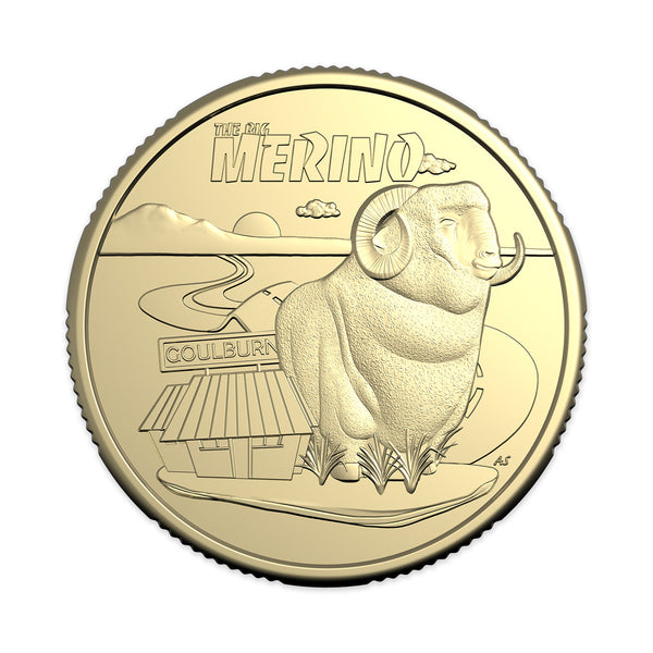 2025 Aussie Big Things 2 - $1 Uncirculated Coin on Card – The Big Merino