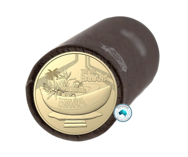 2023 Aussie Big Things 'Big Banana' $1 Cotton & Co Roll -Includes Protective Tube