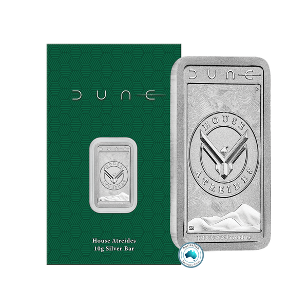 2026 Dune 'House Atreides' 10g Silver Minted Bar