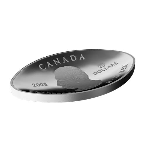 2025 Royal Canadian Mint 'Dinosaur Eye' 1oz Fine Silver Coloured Coin
