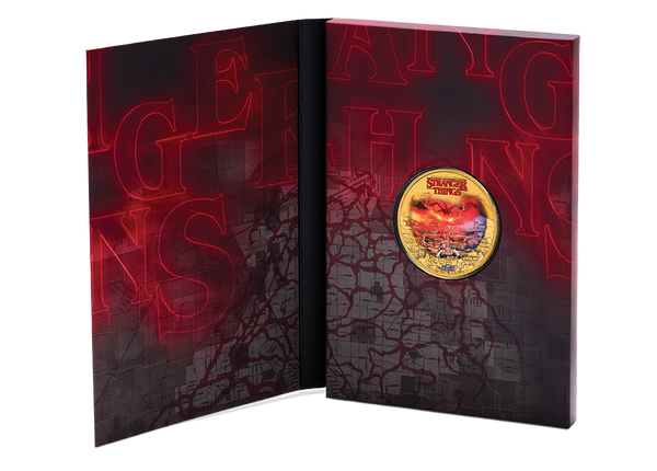 2026 Stranger Things 'Hawkins' Gold Plated Collectors Coin in Card