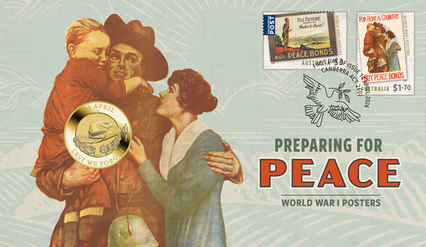 2026 Preparing for Peace 'World War I Poster' $1 PNC