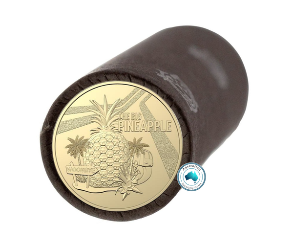 2023 Aussie Big Things 'Big Pineapple' $1 Cotton & Co Roll -Includes Protective Tube