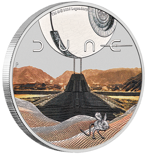 2026 Dune 1oz Silver Coloured Proof Coin